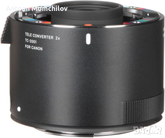 Телеконвертор Sigma TC-2001 2x Canon EF, снимка 2 - Обективи и филтри - 54805369