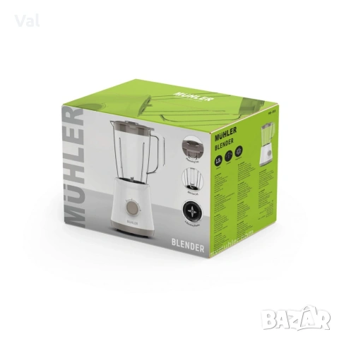 Блендер Muhler MB-355, 500W, 1.5 л, пластмасова кана, снимка 7 - Блендери - 54875449