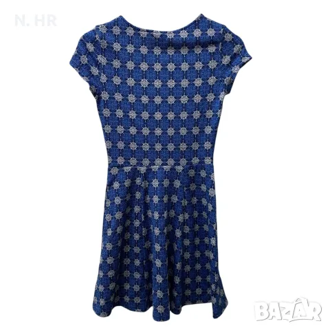 Синя рокля с къс ръкав - H&M, снимка 3 - Рокли - 55402342