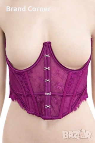 Hunkemöller дамски корсет размер L в наситен цикламен цвят