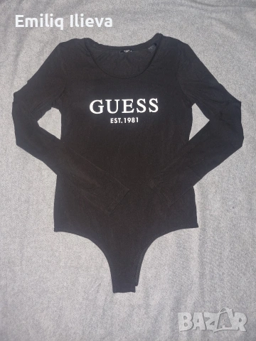  Черно боди на guess 