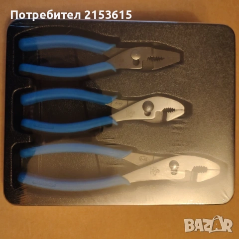 Cornwell Tools 3броя качествени клещи комплект, снимка 3 - Клещи - 54873760