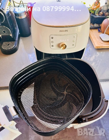 Philips Фритюрник XXL 6.2L с Smart Sensing Еър фрайър, снимка 6 - Фритюрници - 54314081