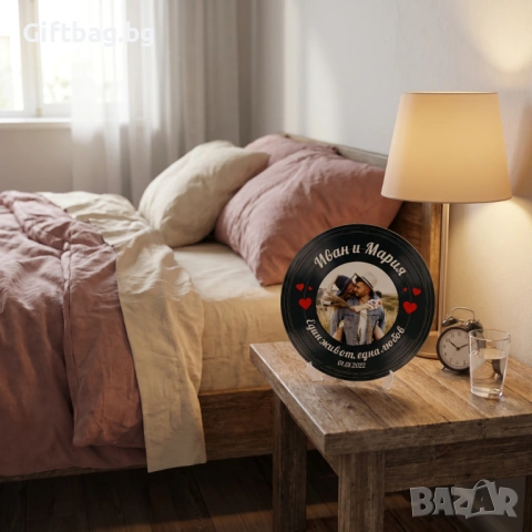 Персонализирана дървена плоча „Vintage Vinyl“, снимка 7 - Декорация за дома - 54316121