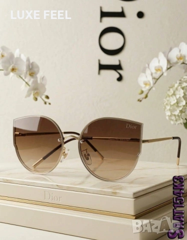 Dior 💎Дамски Слънчеви Очила , снимка 15 - Слънчеви и диоптрични очила - 54192363