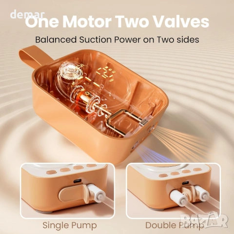 Електрическа двойна помпа за кърма NCVI, 4 режима и 9 нива, снимка 3 - Помпи за кърма - 54025449