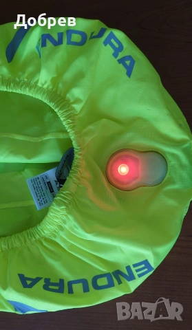 Протектор за каска с LED светлина: Endura Luminite Helmet Cover L/XL LED, снимка 5 - Аксесоари за велосипеди - 54817546