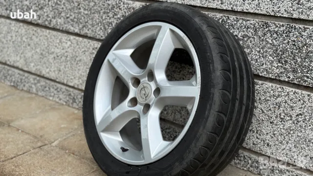 Единична джанта 17” Opel (Astra-H, Zafira-B, Vectra-C, Signum), снимка 2 - Гуми и джанти - 55674407