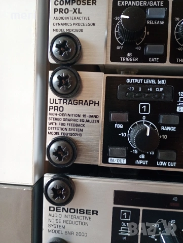 Продавам Behringer FBQ1502HD Ultragraph Pro – Професионален 2x15 Band Graphic EQ, снимка 10 - Еквалайзери - 54836825
