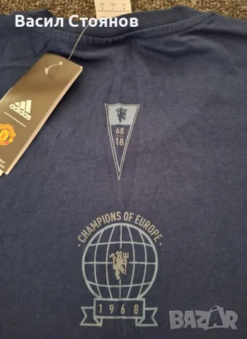 Манчестър Юн./Manchester United 2018 adidas anniversary shirt - размер 2XL, снимка 9 - Фен артикули - 55278869