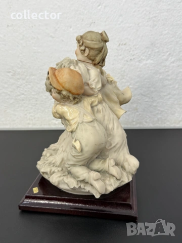 Италианска фигура Capodimonte скулптор Bruno Merli №8032, снимка 3 - Антикварни и старинни предмети - 53996627