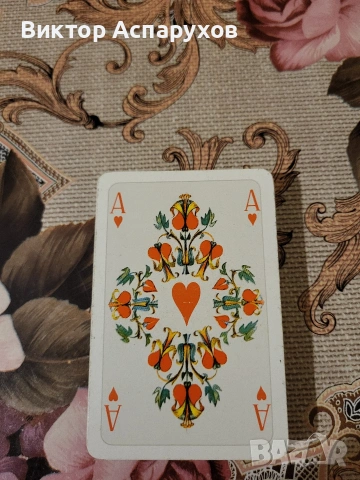 Карти за игра оригинално ГДР колекционерско тесте карти „Rokoko“ 9 от 10 неразличими от нови, снимка 2 - Карти за игра - 54233325