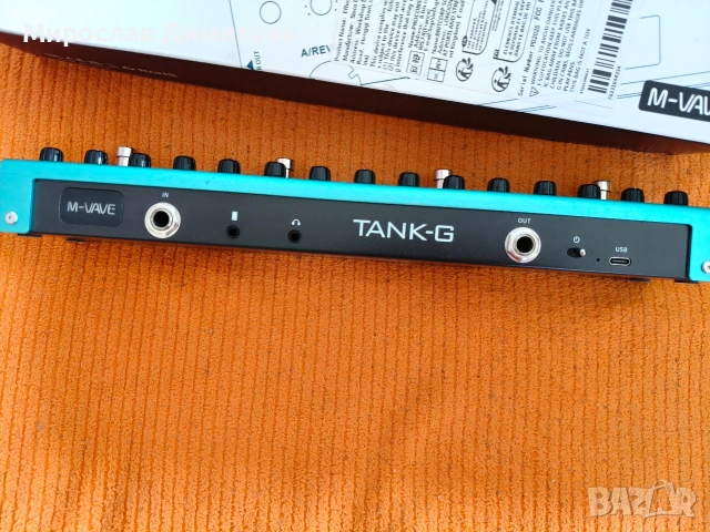 Процесор за китара Tank g, снимка 3 - Китари - 54807325