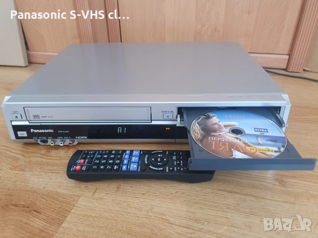 Panasonic DMR-EZ48 VHS-DVD recorder HDMI 1080/HD, снимка 3 - Плейъри, домашно кино, прожектори - 54966308