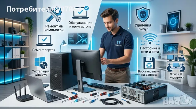 Ремонт на компютри и лаптопи - бързо, коректно и на достъпни цени! 💻🔧