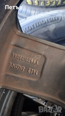 АЛУМИНИЕВИ ДЖАНТИ ФОЛСВАГЕН AУДИ ШКОДА -5x112х57.1-17 цола, снимка 6 - Гуми и джанти - 55276779