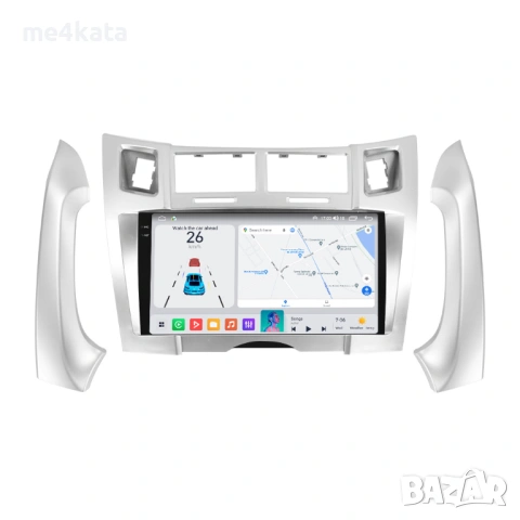 9 инчова мултимедия за Toyota Yaris 2005-2012 + Подарък камера, снимка 3 - Аксесоари и консумативи - 54853937