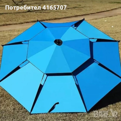 Подсилен слънцезащитен чадър 2.10 м – Защита и комфорт навсякъде на открито NS 3920