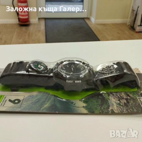 Тактически часовник Trekstone Survival Kit – нов, снимка 5 - Мъжки - 55244034