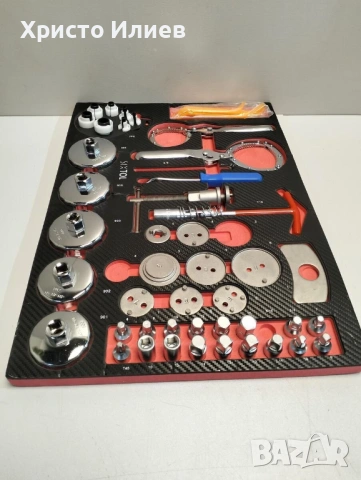 Модул с инструменти SIXTOL MECHANIC TOOL TRAY 10 за чекмедже на количка 52 части, снимка 5 - Други инструменти - 54745806