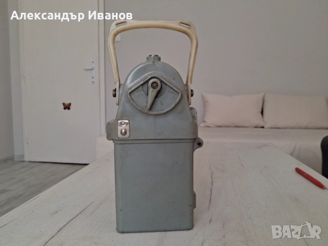 Стар,германски,индустриален фенер, снимка 4 - Антикварни и старинни предмети - 54105844