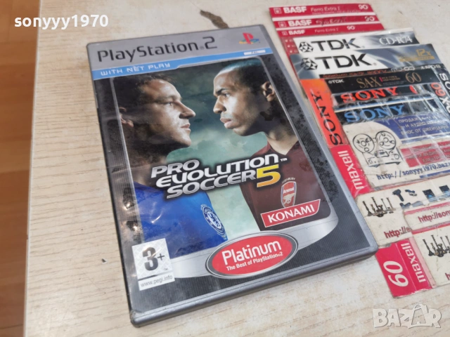 SONY PS2 GAME PRO EVOLUTION-SOCCER 5 1306262008H1E3R, снимка 8 - Игри за PlayStation - 54895830