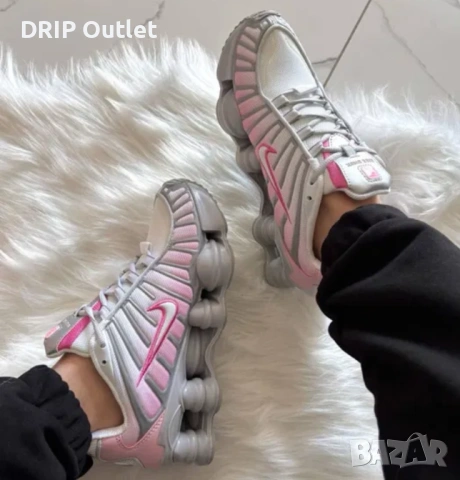 НОВИ! Nike Shox TL | Pink/White | + КУТИЯ, снимка 4 - Маратонки - 54574548
