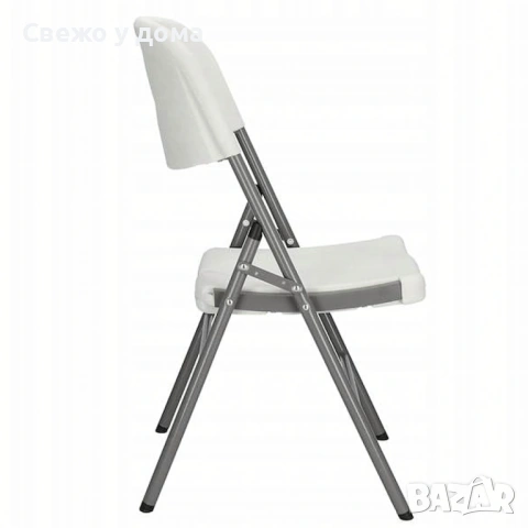 Комплект 4 броя сгъваеми кетъринг столове за градина и събития - удобни и издръжливи, снимка 4 - Столове - 54052624