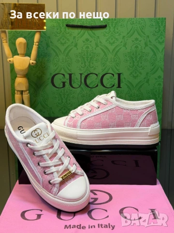 Gucci Дамски Маратонки👟Дамски Спортни Обувки👟Платненки Гучи - Различни Цветове Код SK1490