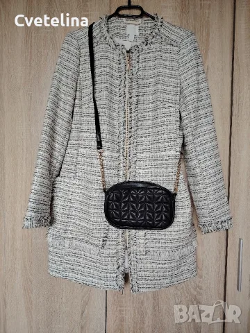 Сако от букле H&M подарък чанта с дълга дръжка , снимка 3 - Сака - 55403215