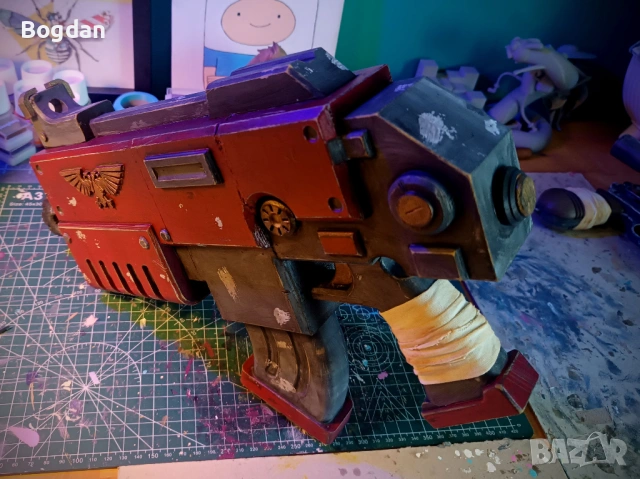 Warhammer 40K Cosplay Косплей комплект пистолети Bolt gun, снимка 5 - Колекции - 54124124