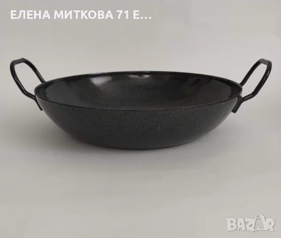 Неизползвана дълбока емайлирана тава с дръжки-от дебел материал, снимка 2 - Съдове за готвене - 55683878