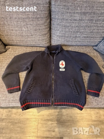 мъжка плетена жилетка Firetrap Zip Up Cardigan Size XL кардиган Vintage , снимка 7 - Пуловери - 54311632