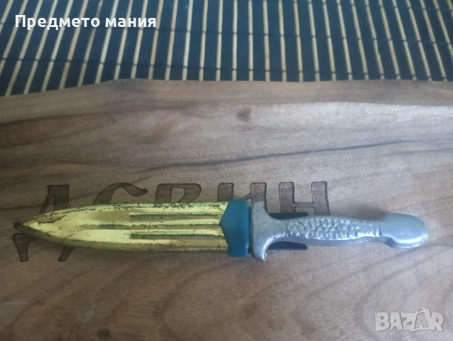 Ретро нож тип "кама" – Българско производство от Соца, снимка 6 - Ножове - 55103130