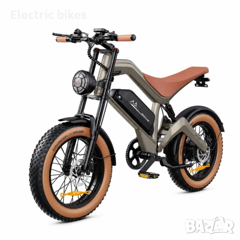 Електрически Fat Bike M20 велосипед 1500W 48V 15.6Ah 55KM/H, снимка 2 - Велосипеди - 54574402