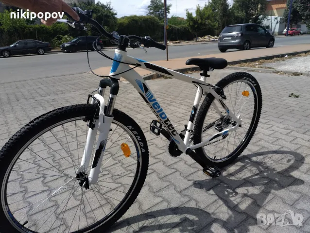 PA Алуминиев велосипед 29" Velotec PRO бял/син, снимка 7 - Велосипеди - 55552008