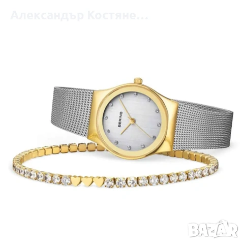 Нов часовник BERING 12927-001-GWP - гаранция, снимка 2 - Дамски - 55213799