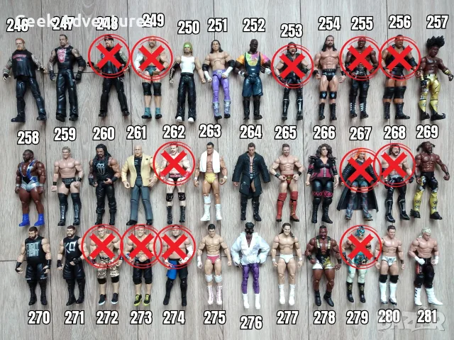 Екшън Фигурки WWE Кеч Pro-Wrestling Action Figures Ambrose Reigns Cena 2/3, снимка 8 - Колекции - 46527048