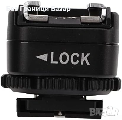 Нов Адаптер за светкавица PC Sync Hot Shoe Sony A6400 A6500 A7 A9 фото част, снимка 2 - Чанти, стативи, аксесоари - 54150648
