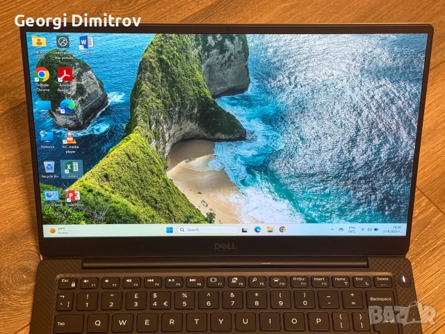 Dell XPS 9380 Intel I5-8365U/8RAM/256 SSD/Intel UHD Graphics/Full HD, снимка 3 - Лаптопи за работа - 54984221