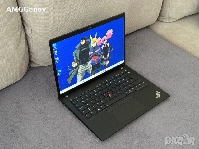 Като Нов 14'FHD+IPS/Ryzen 5 Pro-7540u/Lenovo Thinkpad T14s Gen4/16GB LPDDR5x/256GB SSD/Гаранция 30 М, снимка 3 - Лаптопи за работа - 54546933
