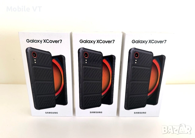 НОВ! Samsung Galaxy XCover 7 128GB 6GB Ram Black  2г.Гаранция!