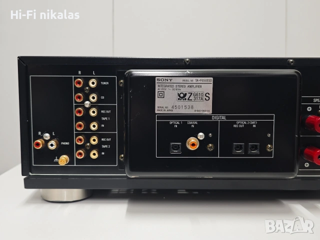 стерео усилвател ретро Hi-Fi SONY TA-F650ESD, снимка 8 - Ресийвъри, усилватели, смесителни пултове - 54739706