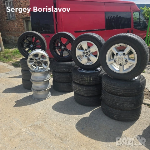джанти със гуми 5 чифта 