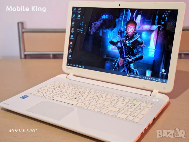 Снежнобял Toshiba Satellite L50-B – Бърз SSD, 94% Батерия, Като НОВ!, снимка 4 - Лаптопи за работа - 54016061