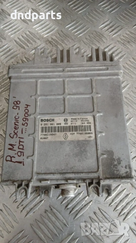 Компютър Renault Megane Scenic 1.9 DTi 1998 0281001809 7700110647