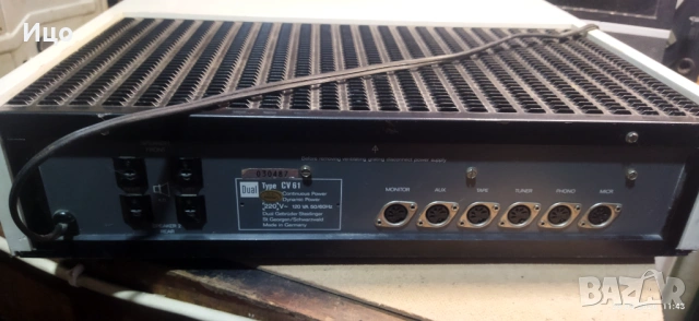 Dual CV 61 усилвател., снимка 7 - Ресийвъри, усилватели, смесителни пултове - 54012973