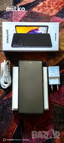 SAMSUNG GALAXY A72-Перфектно състояние.Пълен комплект , снимка 10 - Samsung - 55448651