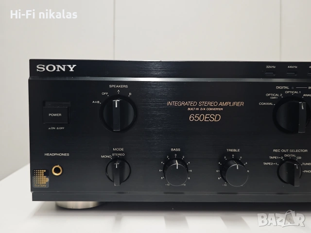 стерео усилвател ретро Hi-Fi SONY TA-F650ESD, снимка 2 - Ресийвъри, усилватели, смесителни пултове - 54739706