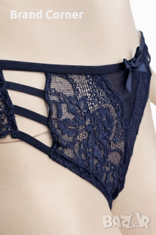 Комплект дамско бельо Hunkemöller – сутиен 80D и бикини M, черна дантела, снимка 8 - Бельо - 54551628